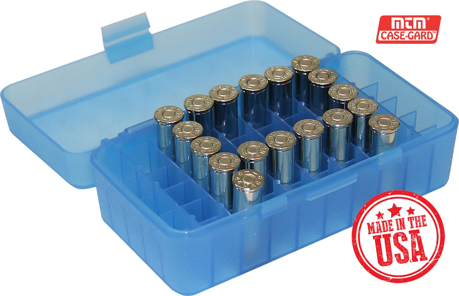 Amazon.co.jp: MTM 41/44 フリップトップ式弾薬ボックス 50個用 : ホビー